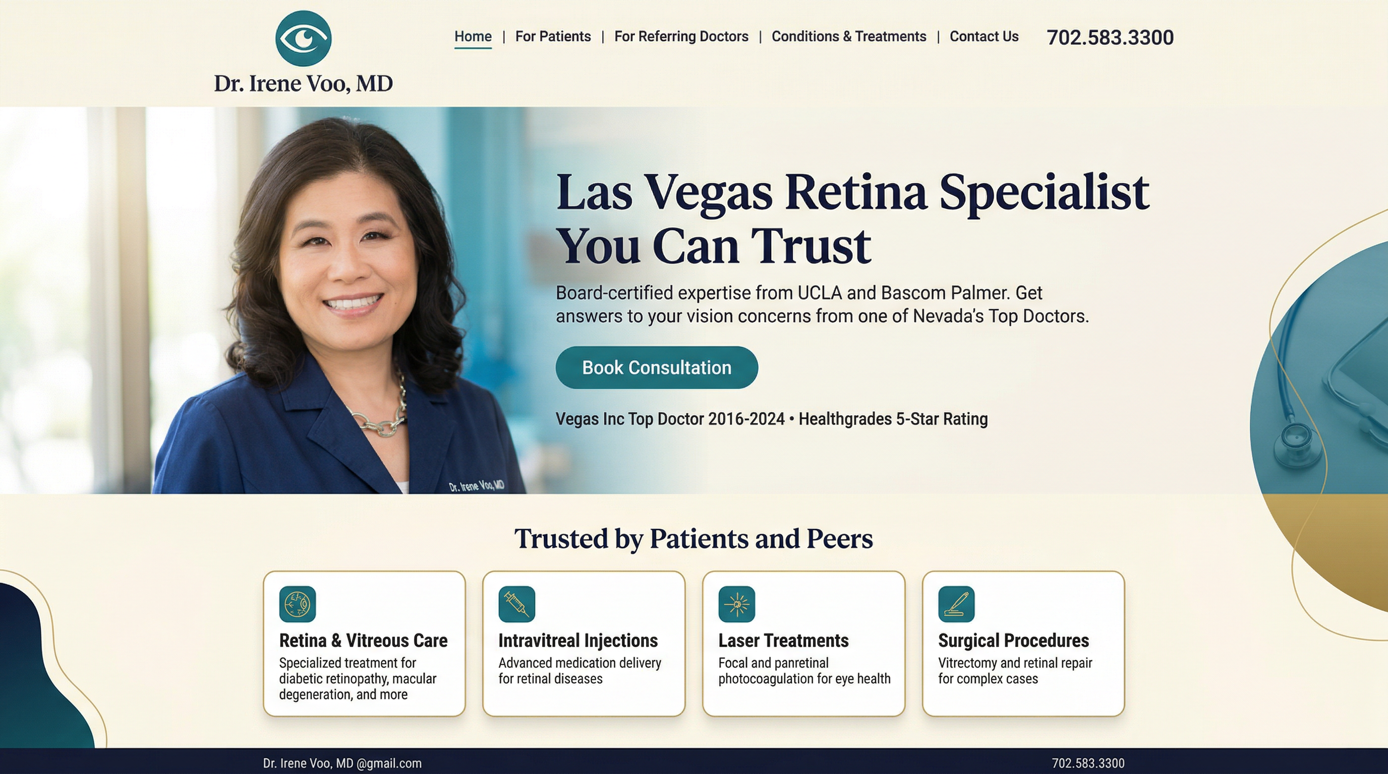 Dr. Irene Voo, MD website preview