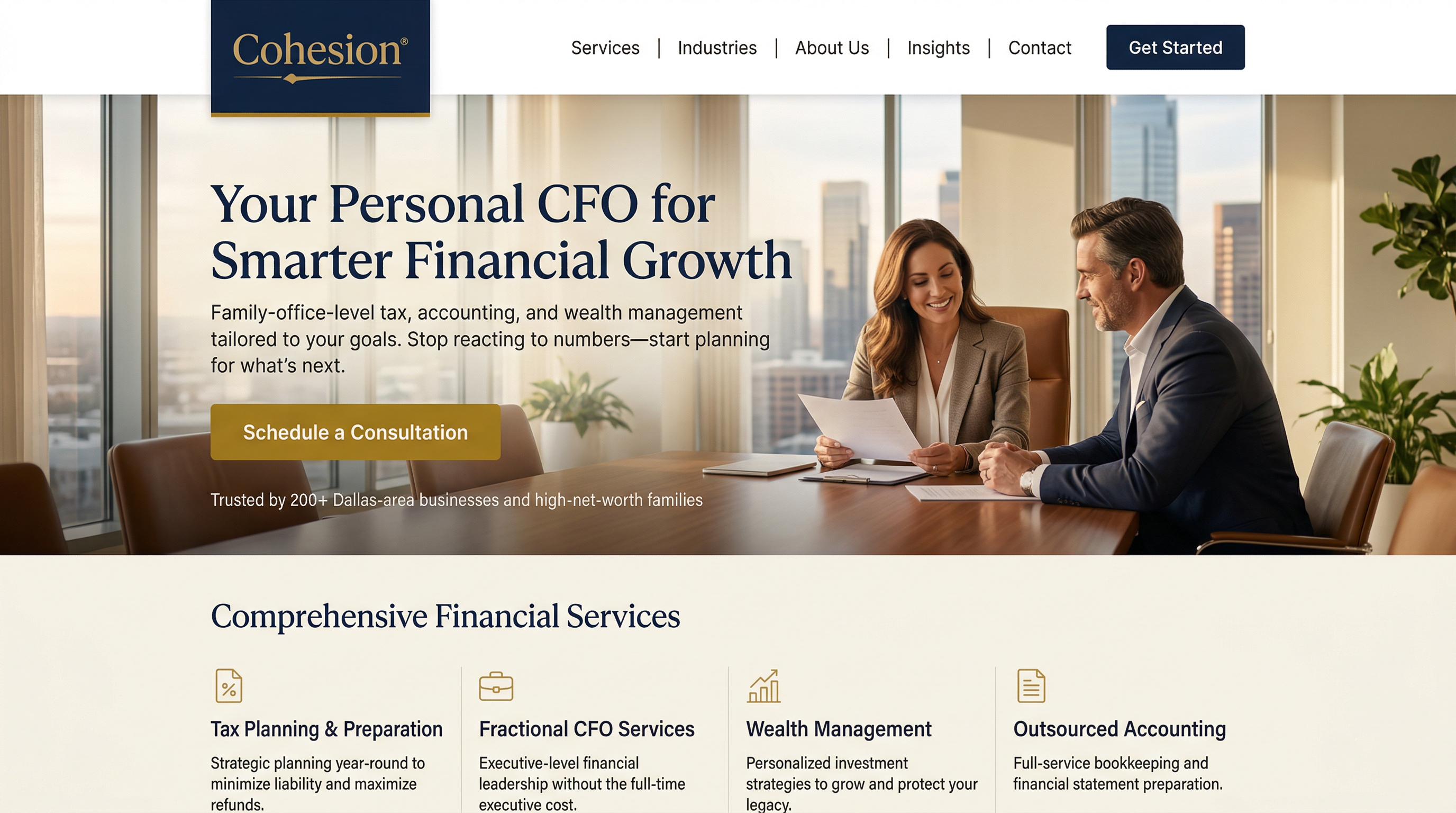 Cohesion Co. website preview